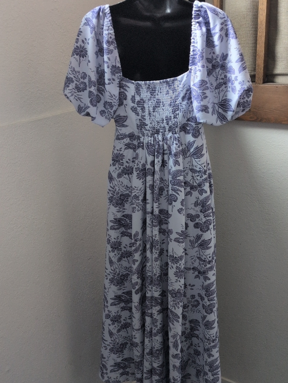 ✨Hill House Home Matilda Dress in Lilac Tonal Floral Size XS - Picture 6 of 10
